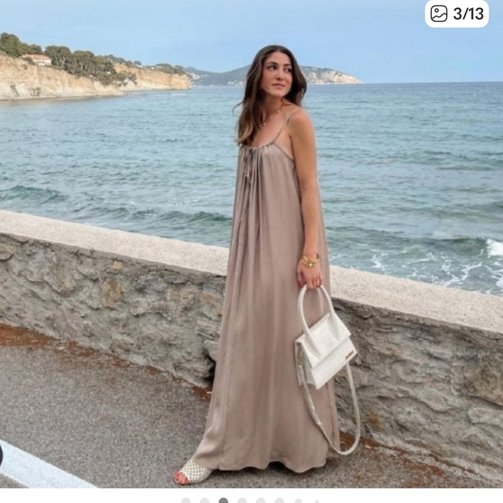 Zara Cream Maxi Dress